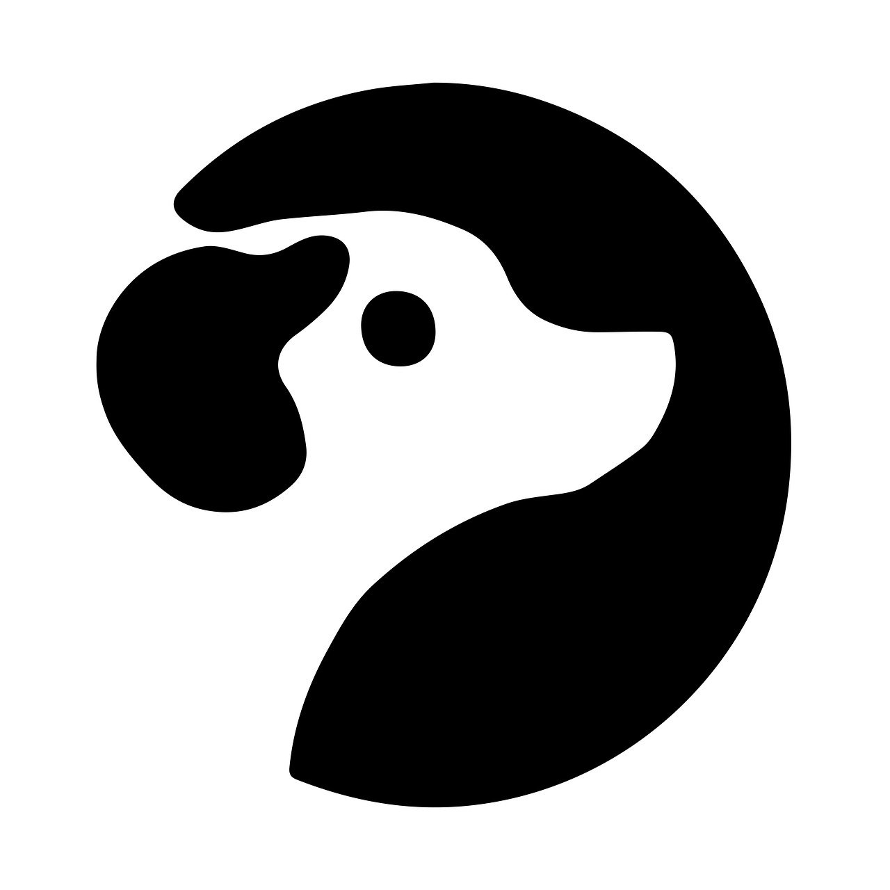 icon, logo, dog, animal, simple, nature, design, shop, pet, funny
